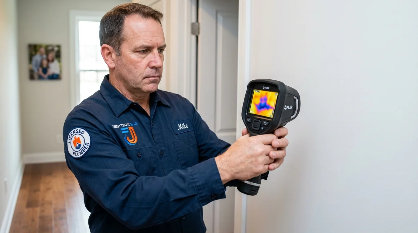Thermal imaging leak detection by Johns Plumbing LLC in Upper Sandusky